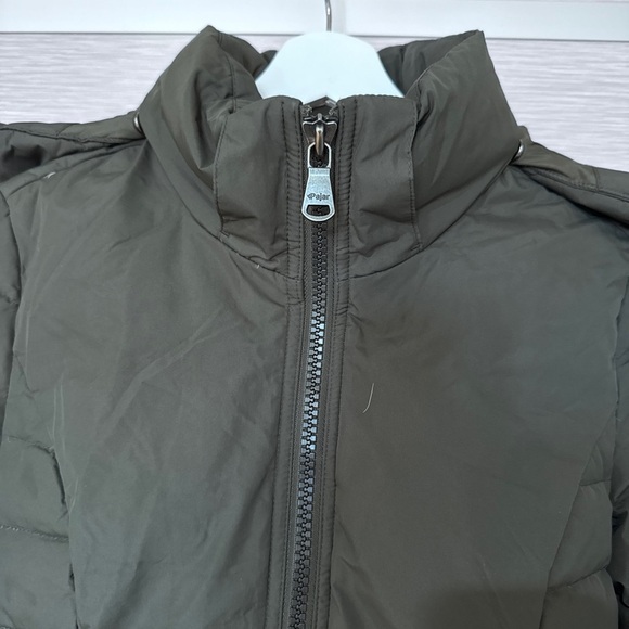 PAJAR Canada Womens Khaki Mid Length Coat With Real Fur In XS - Picture 5 of 17